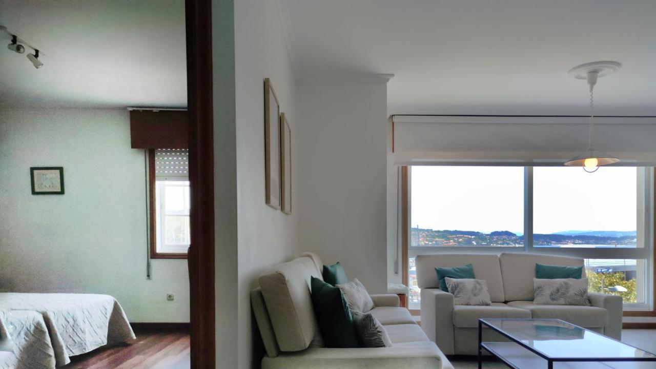 Apartament Desconectaengalicia El Pescador, Vistas Al Puerto, 200M Playa Portonovo Zewnętrze zdjęcie