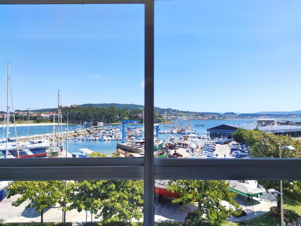 Apartament Desconectaengalicia El Pescador, Vistas Al Puerto, 200M Playa Portonovo Zewnętrze zdjęcie